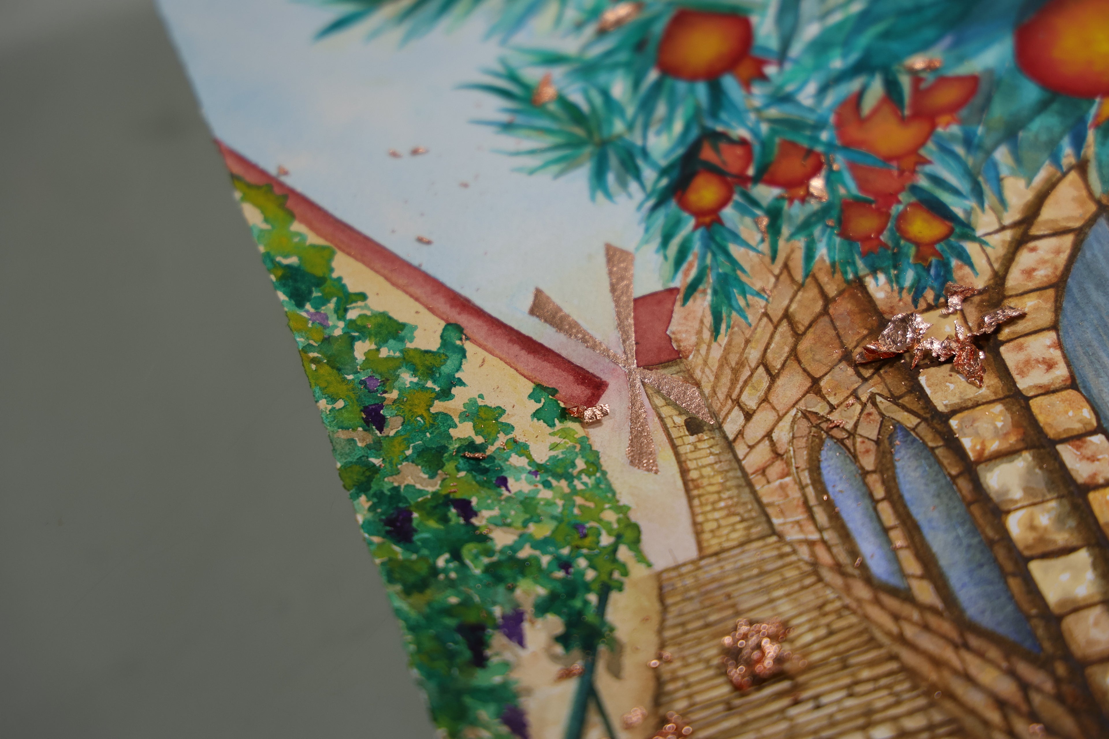 When the painting "Jerusalem of Gold" will be finished ?!