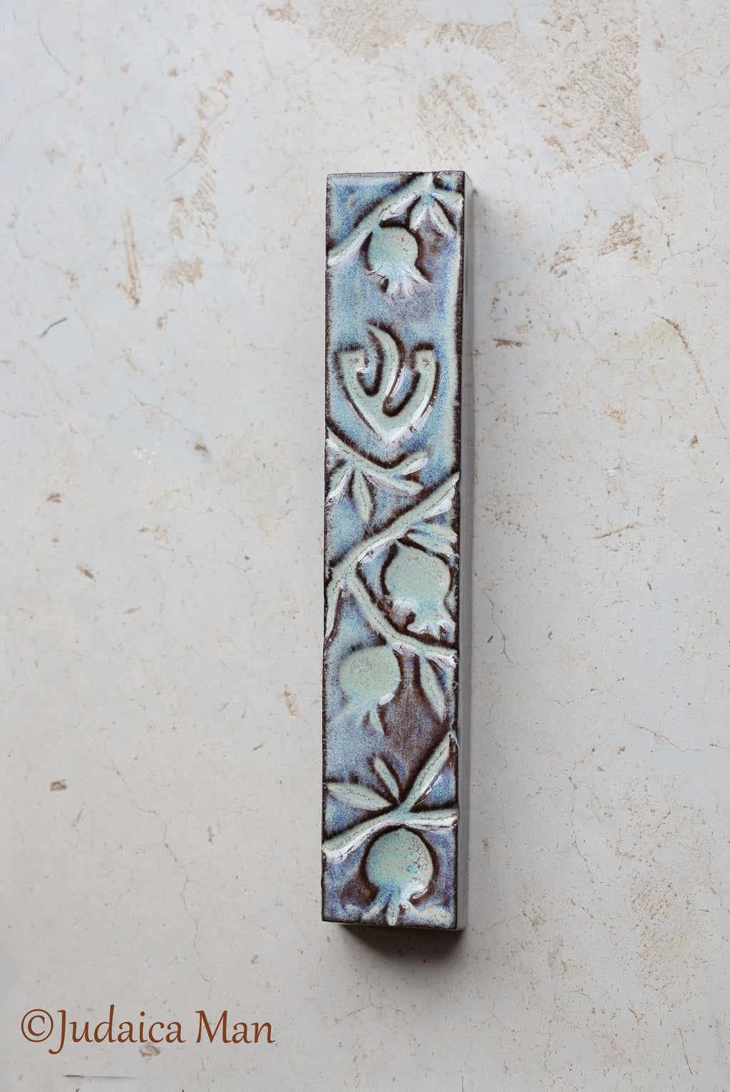 Ceramic mezuzah "Pomegranates"