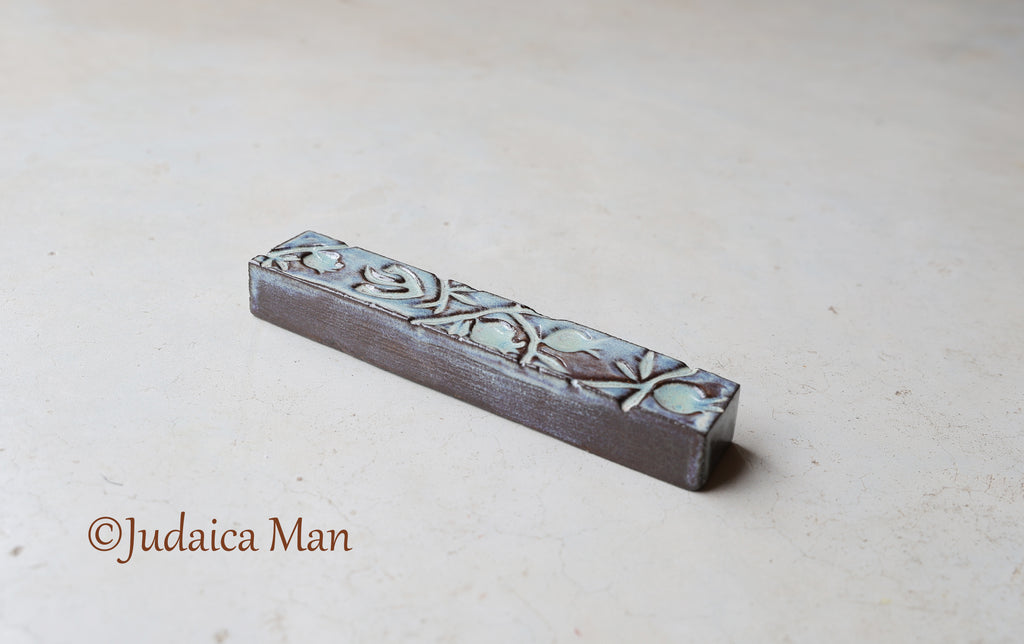 Ceramic mezuzah "Pomegranates"
