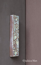 Ceramic mezuzah "Pomegranates"
