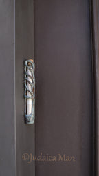 Ceramic mezuzah "Tree of life" unique piece handmade