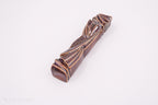 Ceramic mezuzah case "Sun Shin" brown shiny color