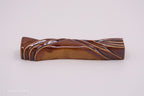 Ceramic mezuzah case "Kalah- Bride" brown color