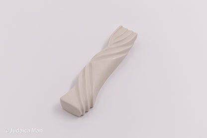 Set of 4 multicolor Ceramic mezuzah case "Kalah- Bride" blue brown 20% off