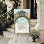 Jewish wedding ketubah "Peace in Jerusalem"