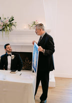 Ketubah with 24 K pure gold "Sunset colors on Talith"- Marocco style