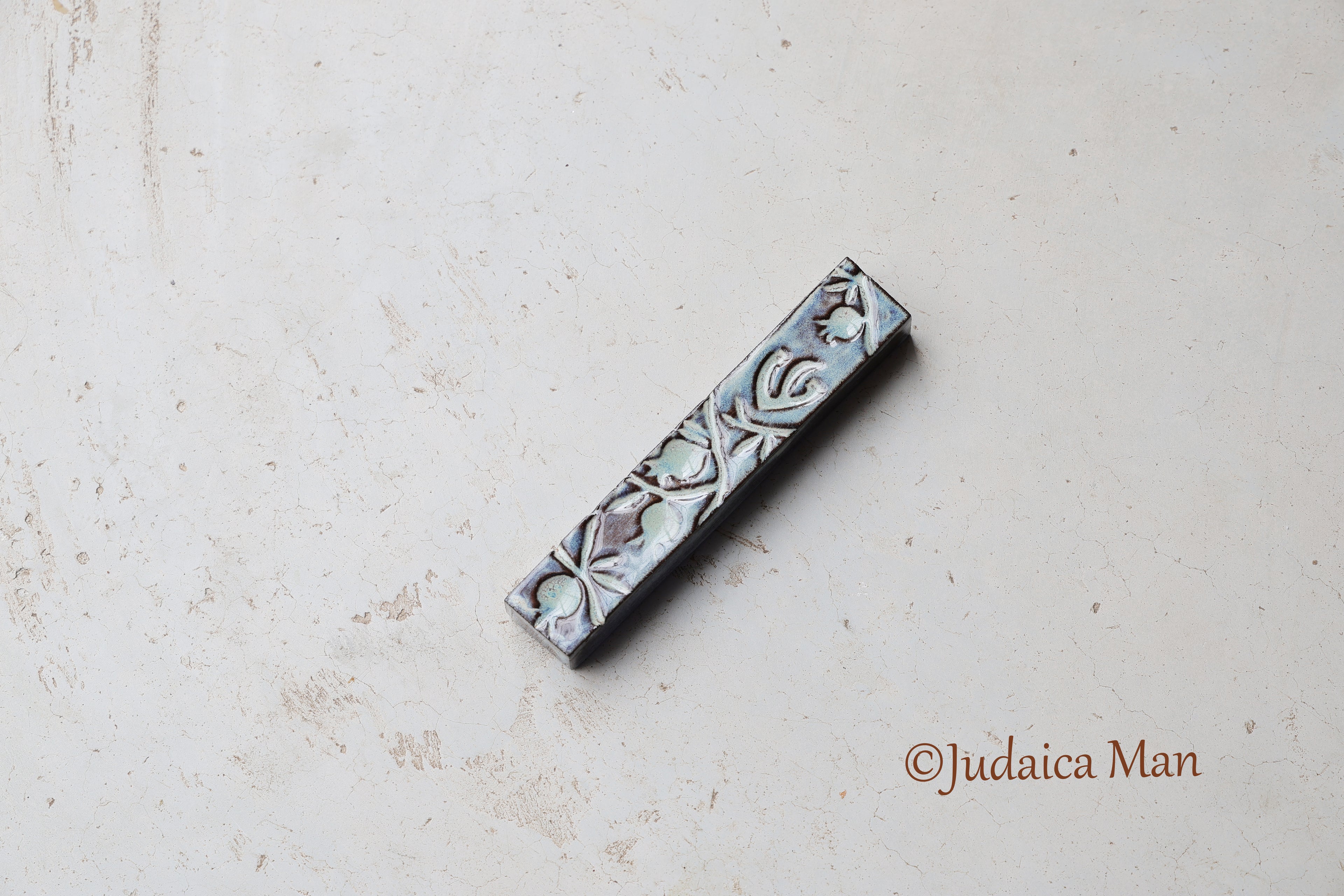 Ceramic mezuzah "Pomegranates"