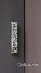 Ceramic mezuzah "Pomegranates"