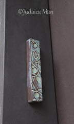 Ceramic mezuzah "Pomegranates"
