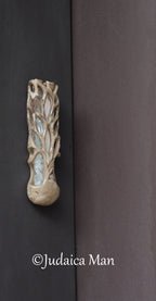 Wedding ceramic mezuzah "Tree of life" unique piece handmade