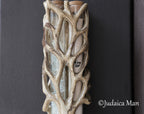 Wedding ceramic mezuzah "Tree of life" unique piece handmade