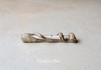 Ceramic mezuzah case "Tree of life"with glass tube