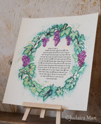 Eshet Chayil - Woman of valor "Abundance" Handmade gilding with Gold leaf