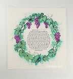 Eshet Chayil - Woman of valor "Abundance" Handmade gilding with Gold leaf