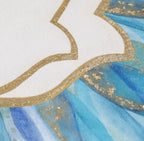 Ketubah "Hamsa in blue" with Gold 24K or imitation gilding