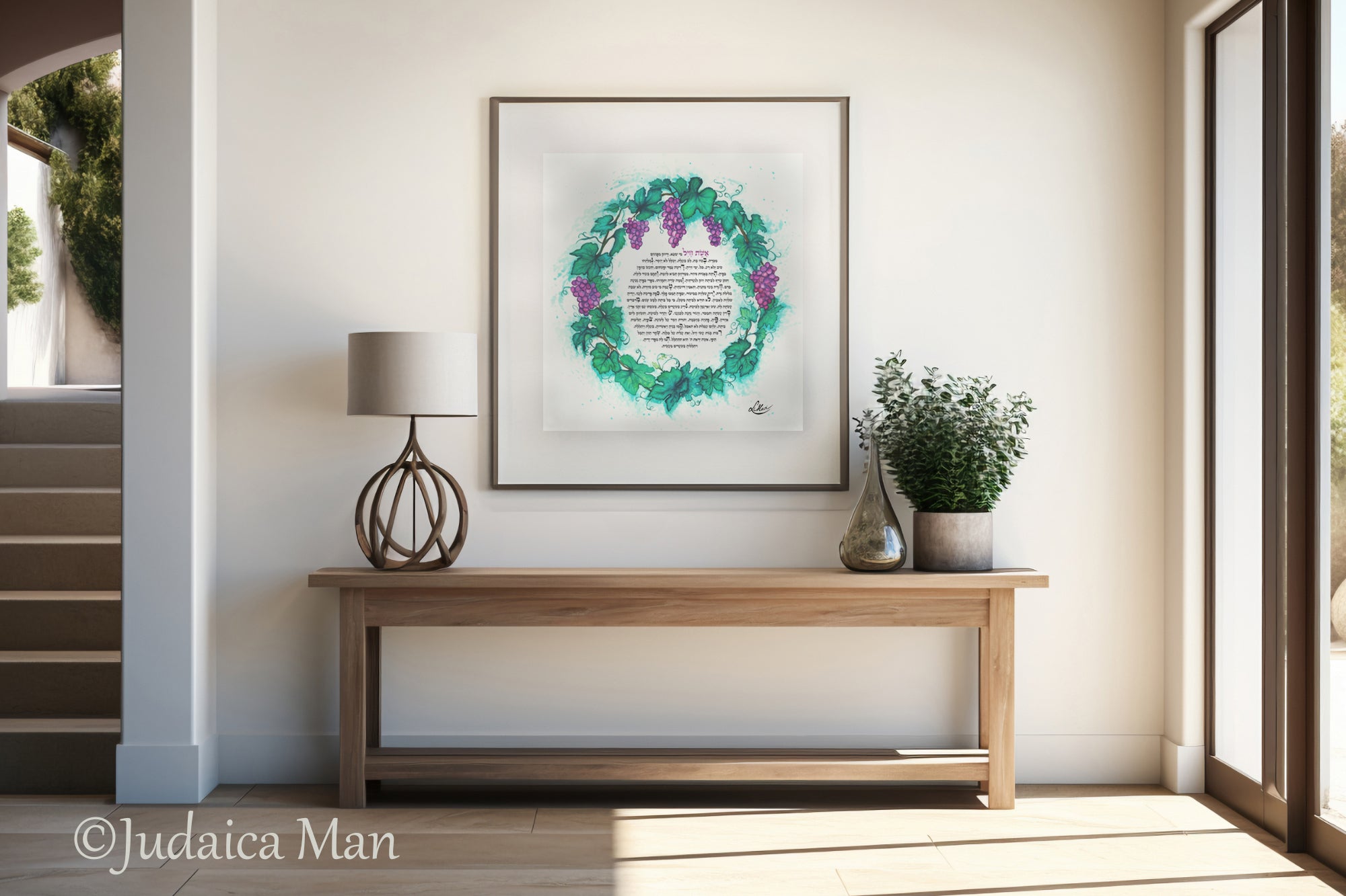 Eshet Chayil - Woman of valor "Abundance" Handmade gilding with Gold leaf