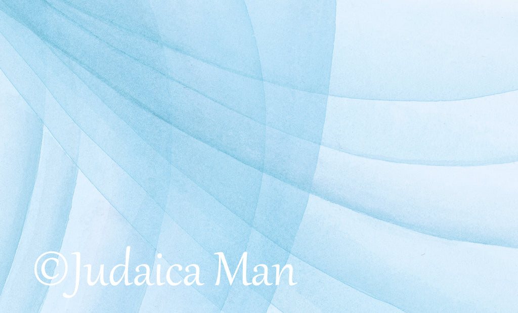 Ketubah "Tahara" in blue