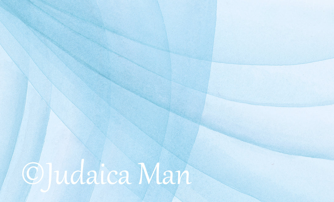 Ketubah "Tahara" in blue