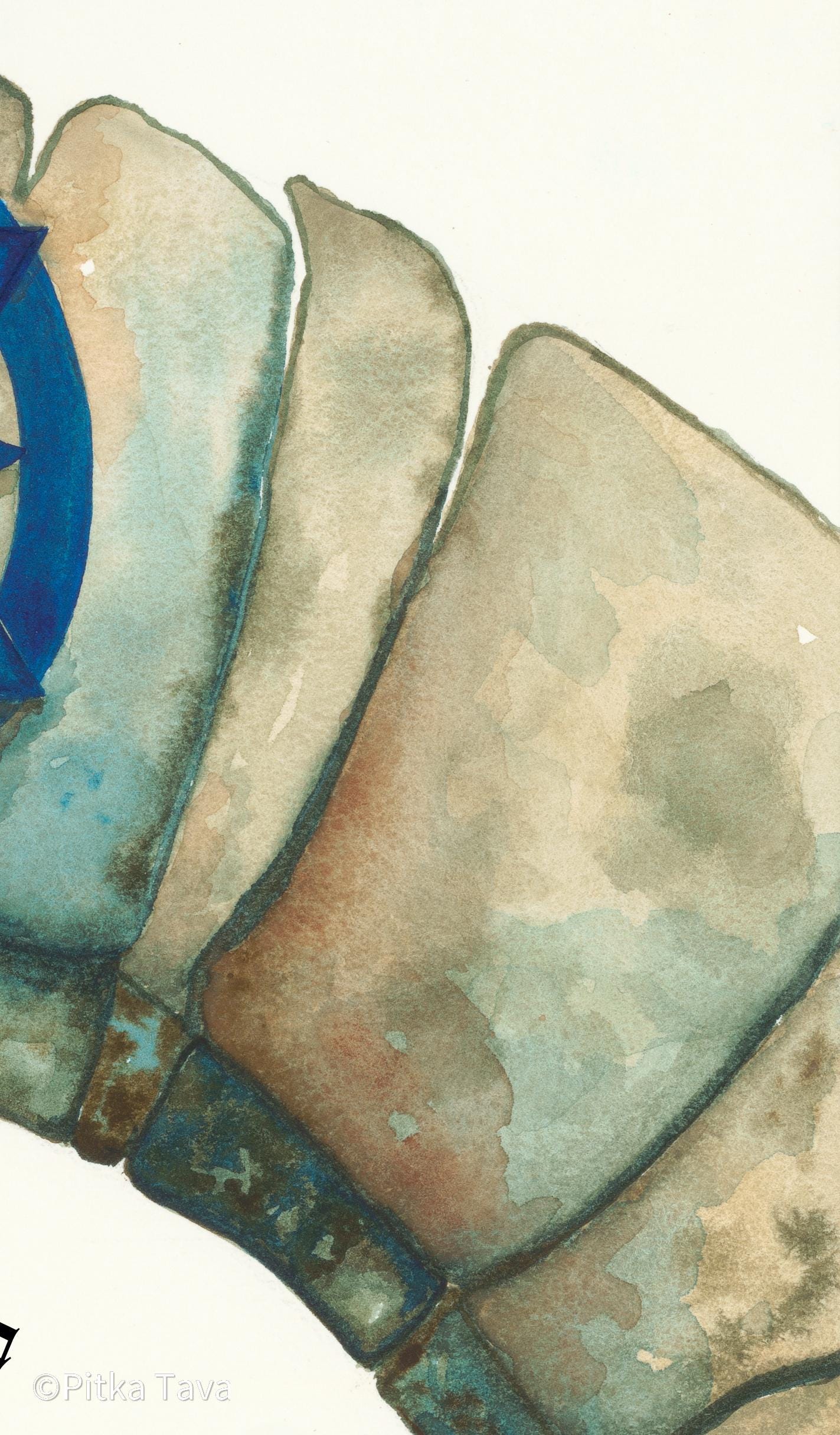 Jewish wedding ketubah "Peace in Jerusalem" jewish mom artist - handmade watercolor ketubah, Magen David and olive tree in Israel ketubah.