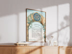 Jewish wedding ketubah "Peace in Jerusalem"