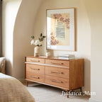 Ketubah Japaneese style "Almond flowers" with embossed flowers