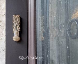 Wedding ceramic mezuzah "Tree of life" unique piece handmade