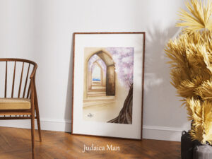 Watercolor painting "The gates of the Gan Eden"