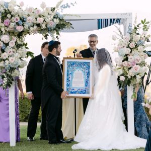 כתובה "שקיעה על טלית"