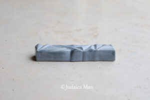 Ceramic mezuzah "Diamond" Blue stone color 2 sizes