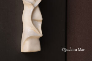 Ceramic mezuzah "Shema" Cream color 3 sizes