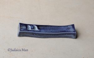 Mezuzah case "Rashi"- blue navy color