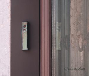 Mezuzah case "Rashi" Green turquoise color
