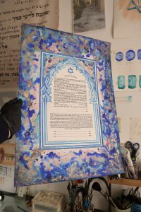 כתובה מעוצבת אישית בעבודת יד