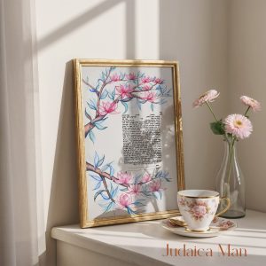 Ketubah Magnolia flowers