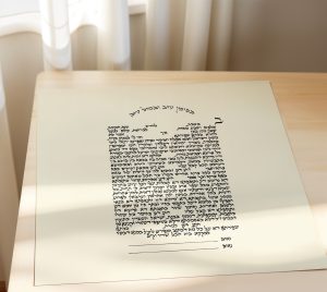 Personalized Hand-Painted Custom Ketubah — Original Jewish Art